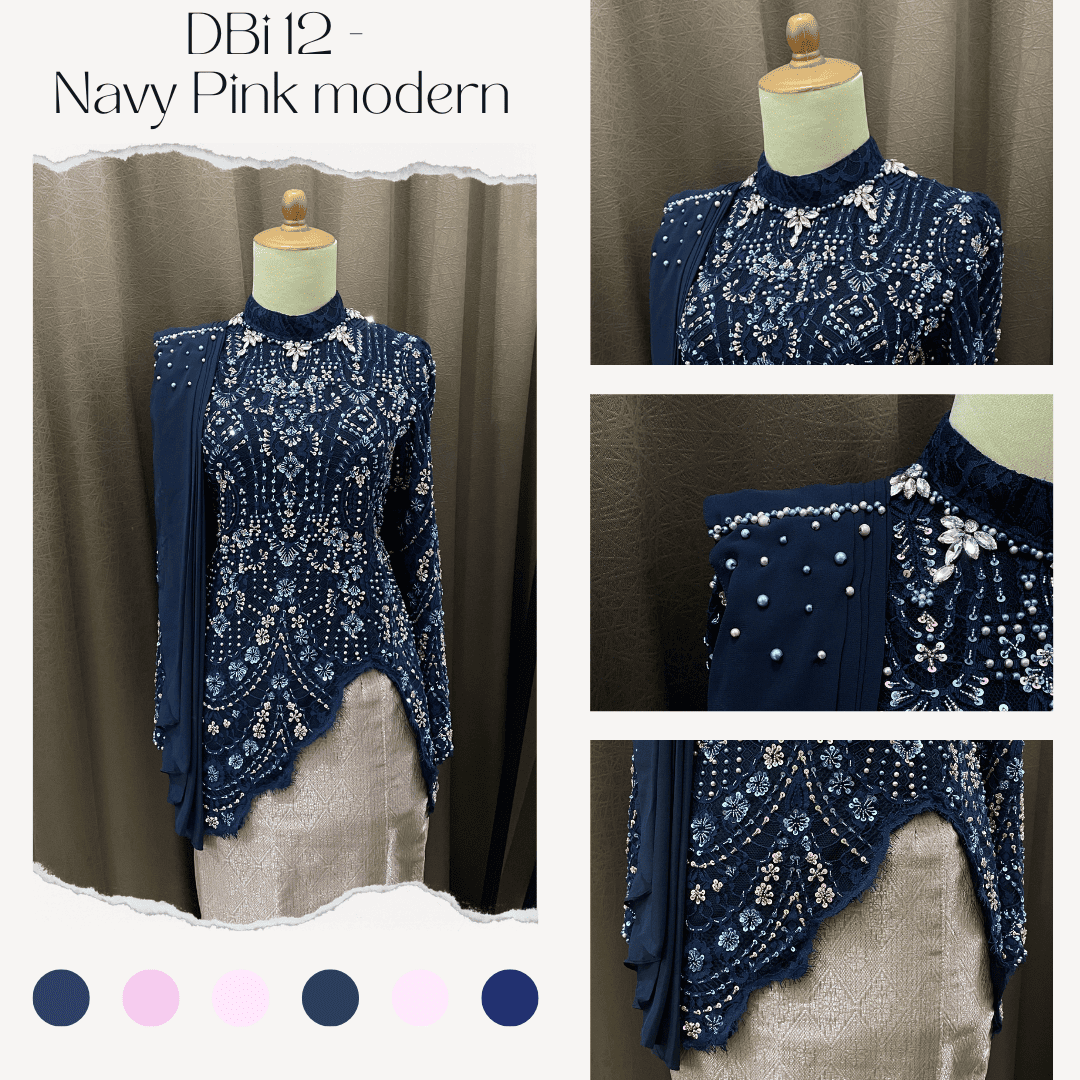 DBi 12 Navy Pink Modern